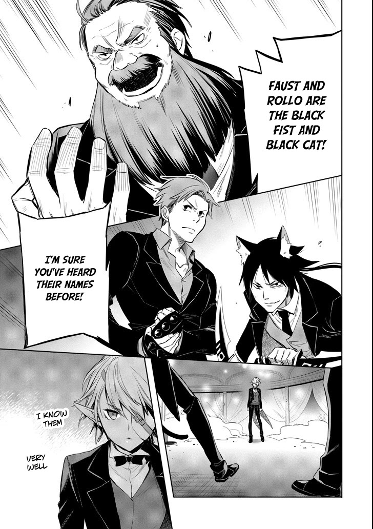 Dungeon ni Deai o Motomeru no wa Machigatte Iru Darou ka: Familia Chronicle Episode Ryu Chapter 7 page 9 - Chapter 7: Raise 07: Black Fist and Black Cat