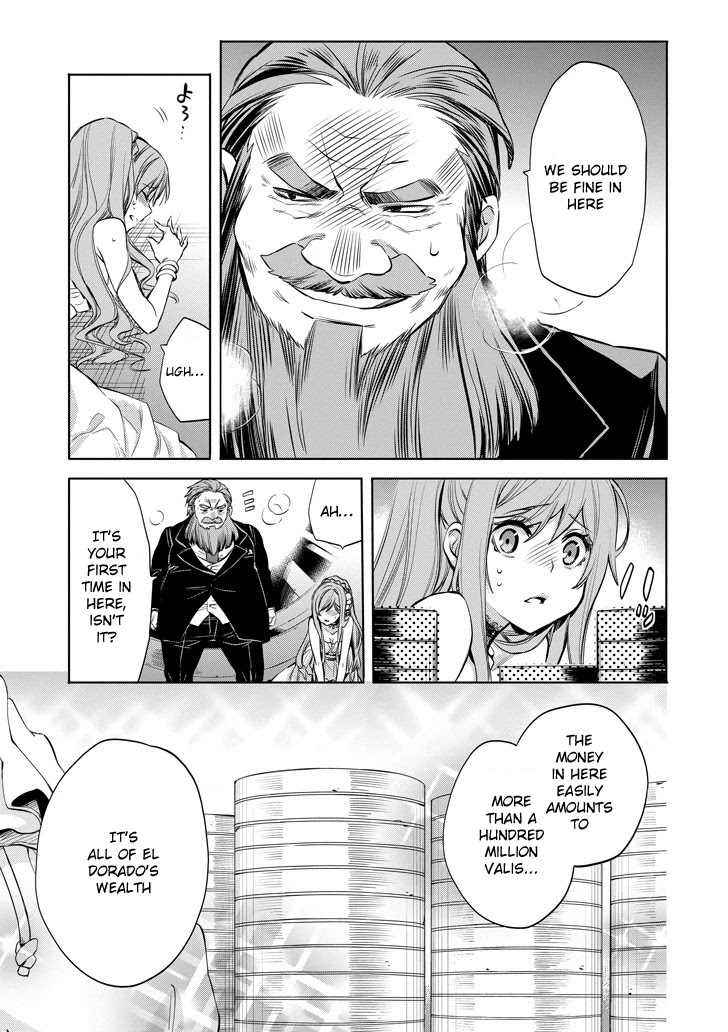 Dungeon ni Deai o Motomeru no wa Machigatte Iru Darou ka: Familia Chronicle Episode Ryu Chapter 8 page 13 - Chapter 8: Raise 08: The Grand Casino's Underground Vault
