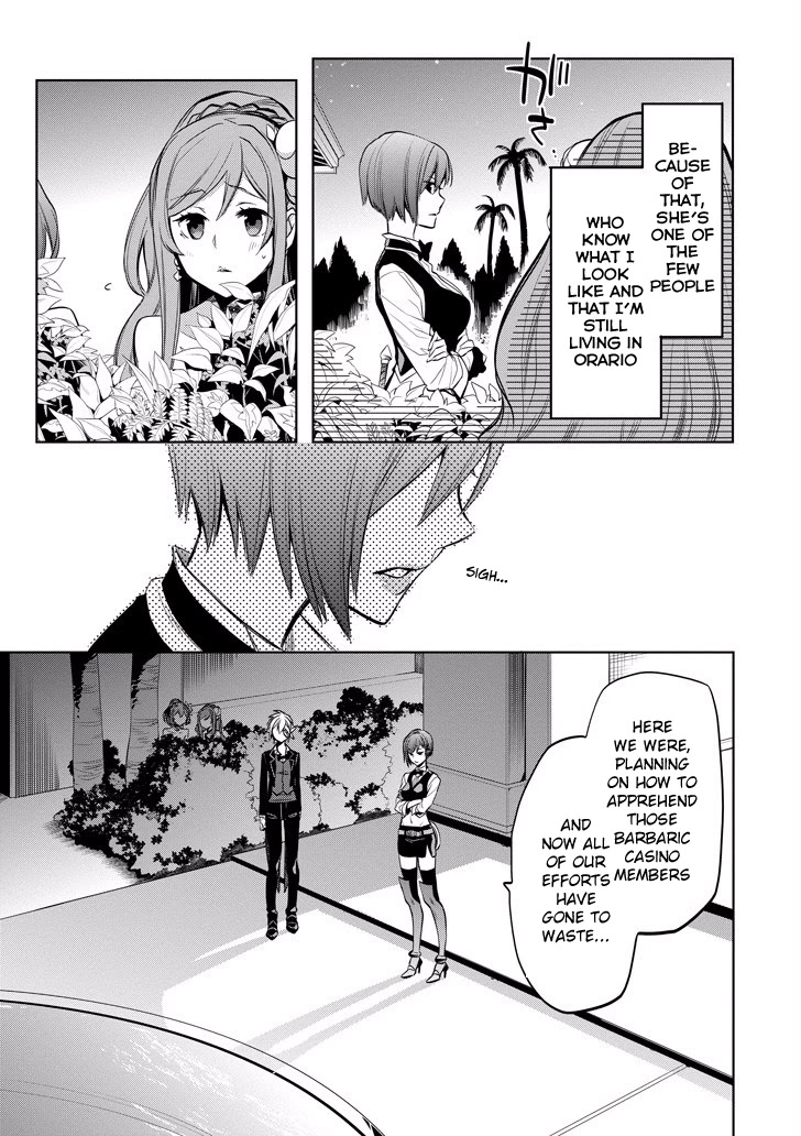 Dungeon ni Deai o Motomeru no wa Machigatte Iru Darou ka: Familia Chronicle Episode Ryu Chapter 9 page 12 - Chapter 9: Raise 09: The Hostess of Fertility's Elf
