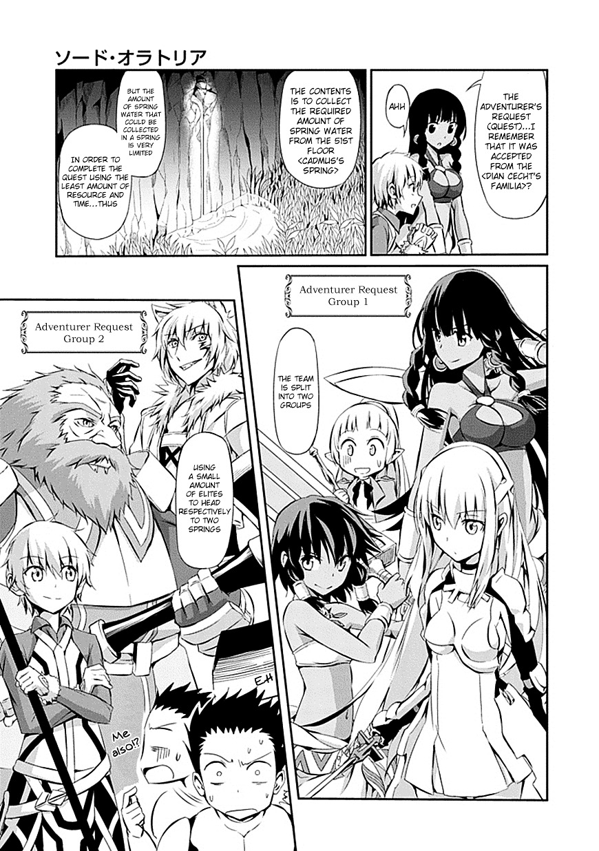 Dungeon ni Deai o Motomeru no wa Machigatte Iru Darou ka Gaiden - Sword Oratoria Chapter 1 page 49 - Chapter 1 :