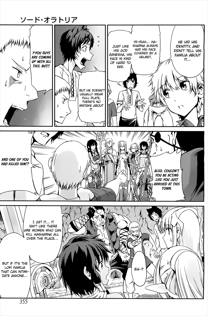 Dungeon ni Deai o Motomeru no wa Machigatte Iru Darou ka Gaiden - Sword Oratoria Chapter 10 page 12 - Chapter 10 :