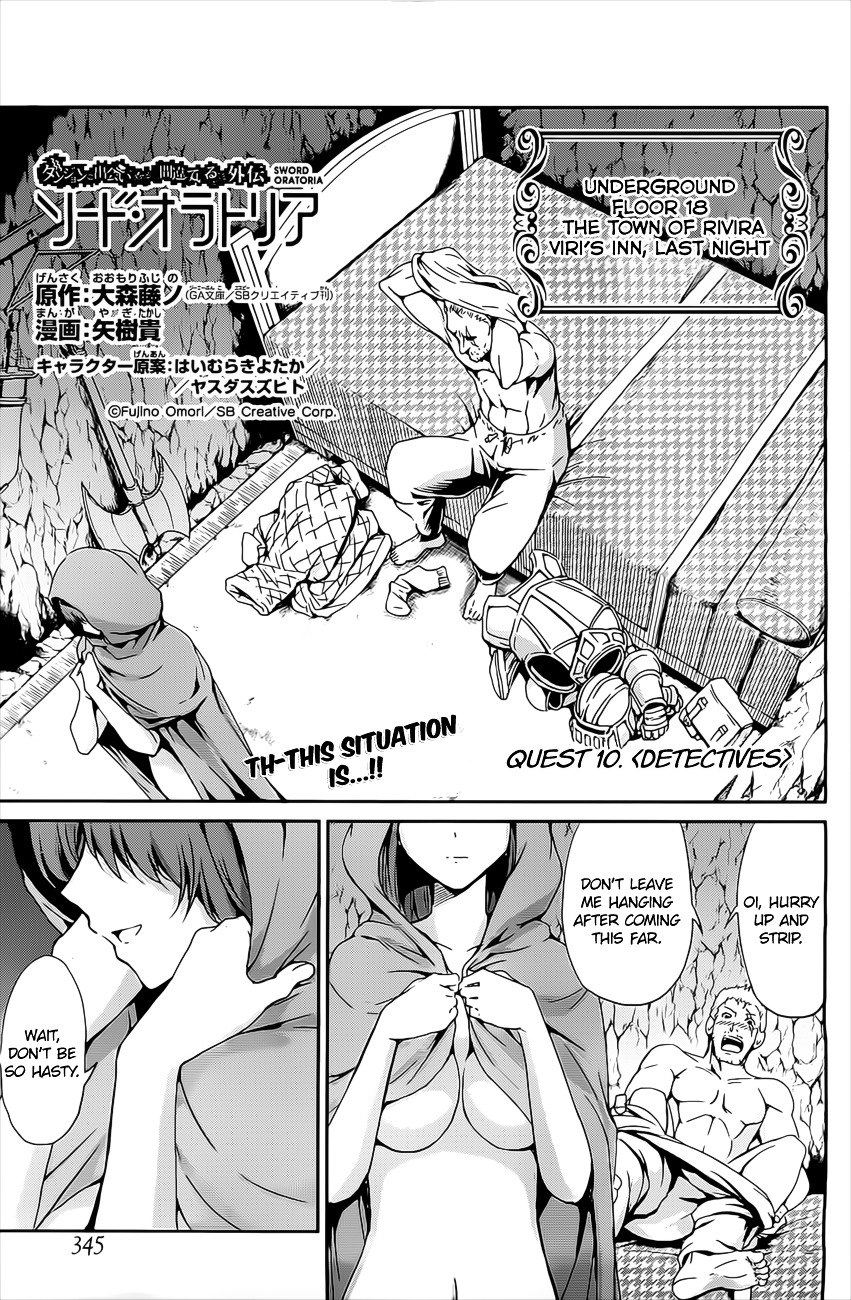 Dungeon ni Deai o Motomeru no wa Machigatte Iru Darou ka Gaiden - Sword Oratoria Chapter 10 page 2 - Chapter 10 :