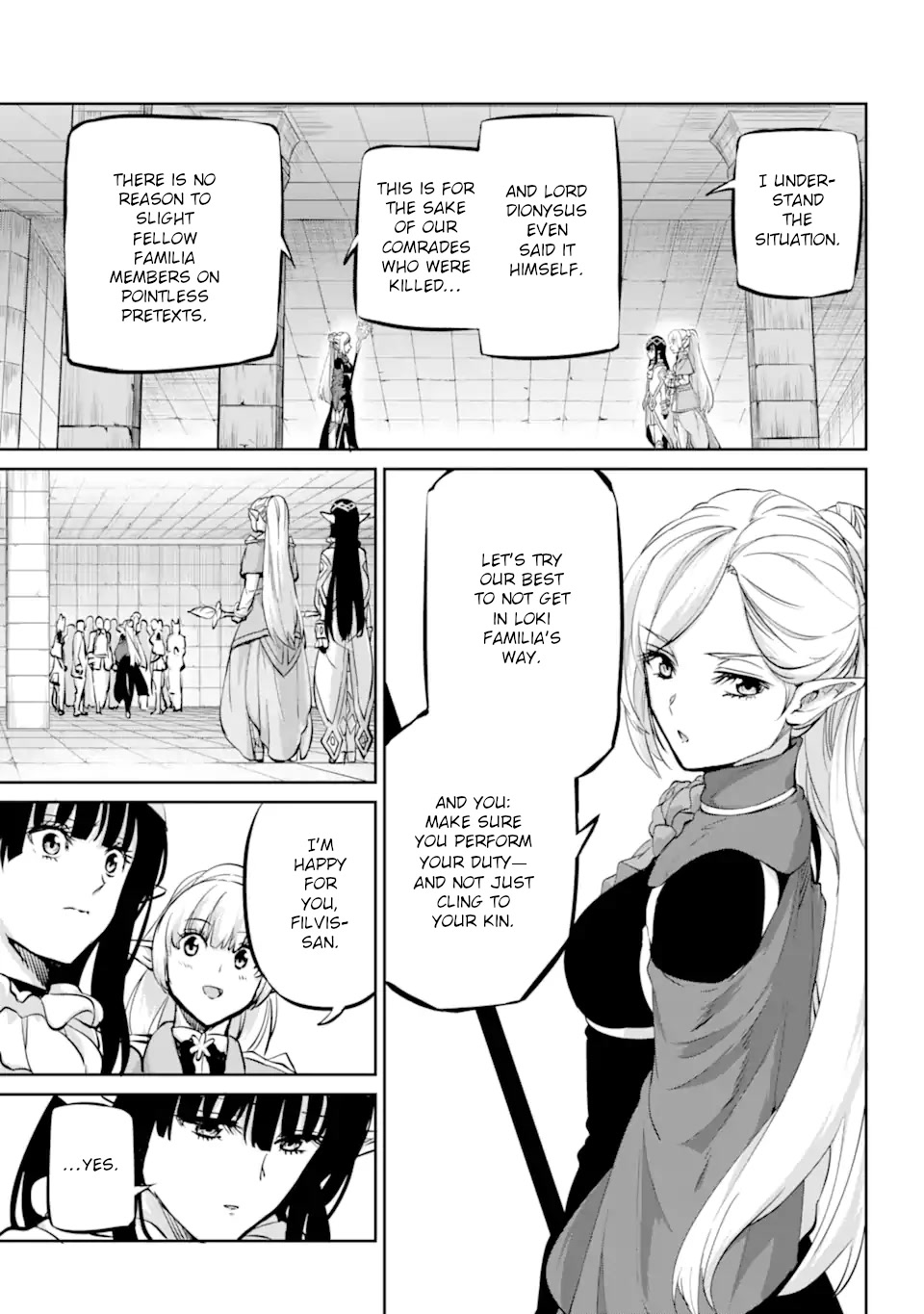 Dungeon ni Deai o Motomeru no wa Machigatte Iru Darou ka Gaiden - Sword Oratoria Chapter 100 page 42 - Chapter 100: Overture