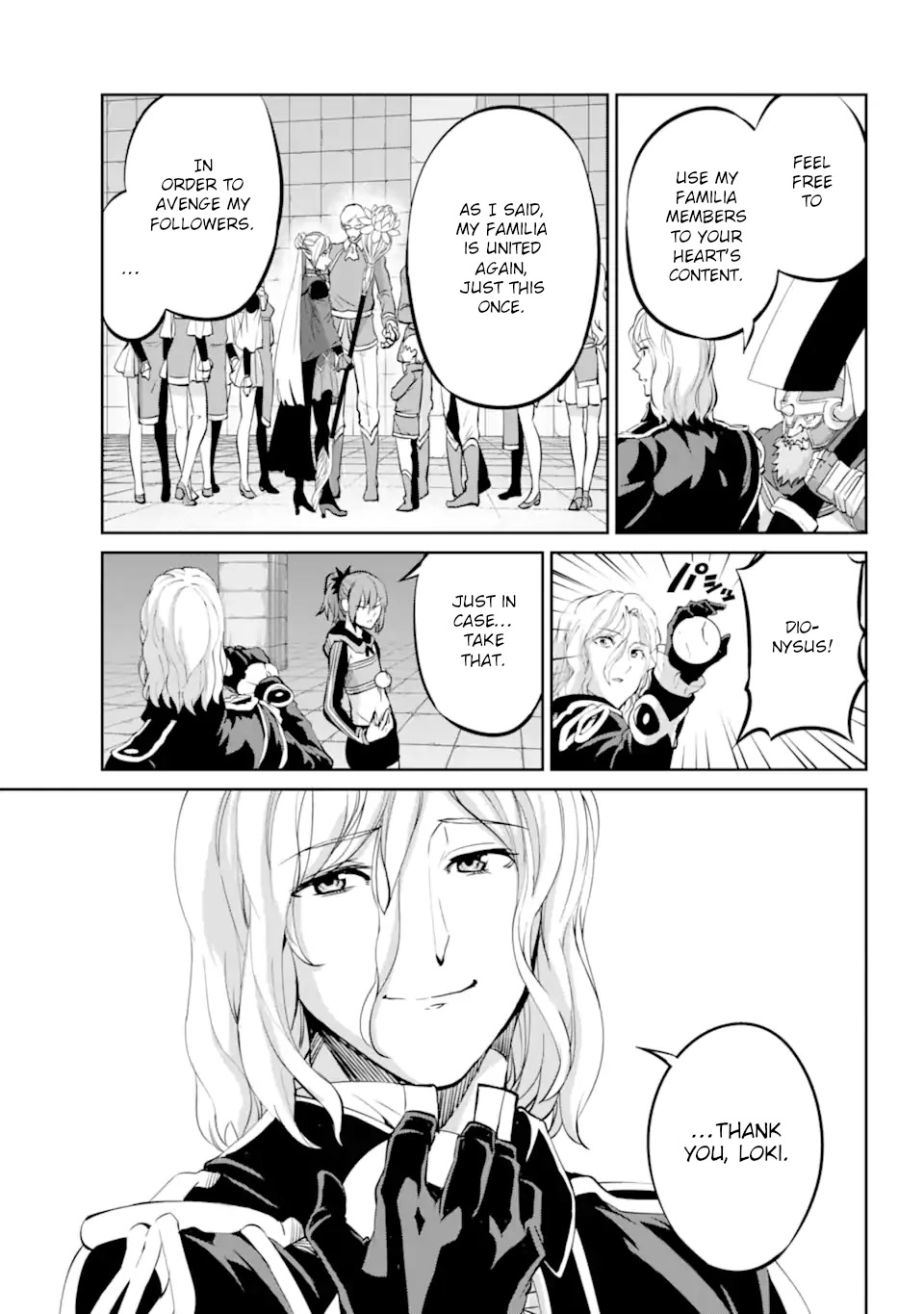 Dungeon ni Deai o Motomeru no wa Machigatte Iru Darou ka Gaiden - Sword Oratoria Chapter 100 page 44 - Chapter 100: Overture