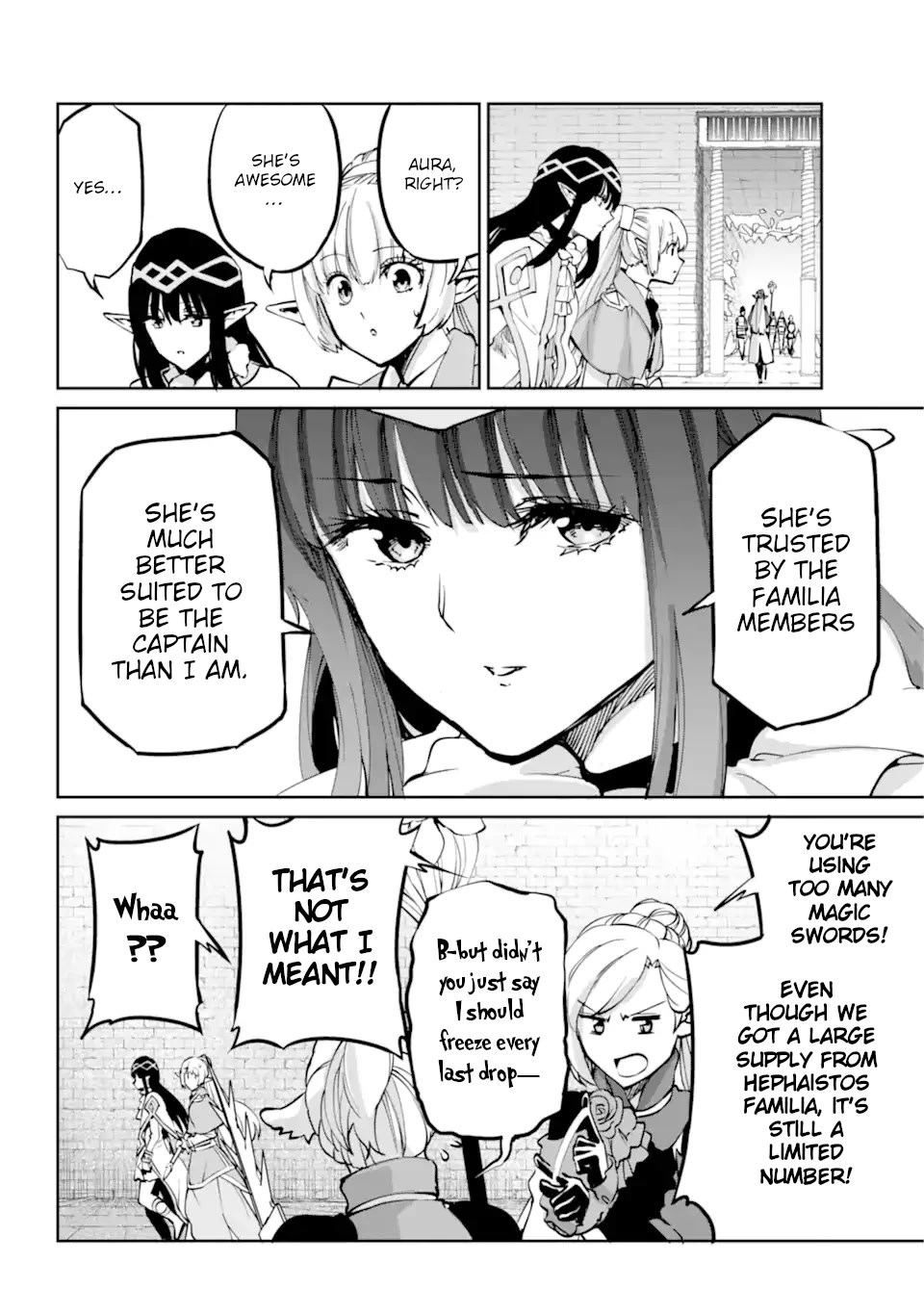 Dungeon ni Deai o Motomeru no wa Machigatte Iru Darou ka Gaiden - Sword Oratoria Chapter 101 page 14 - Chapter 101: Knossos War