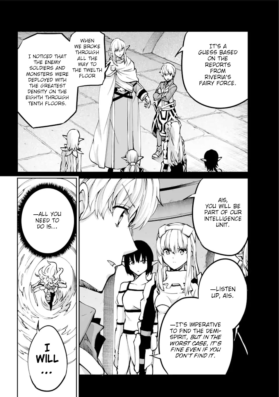Dungeon ni Deai o Motomeru no wa Machigatte Iru Darou ka Gaiden - Sword Oratoria Chapter 101 page 28 - Chapter 101: Knossos War