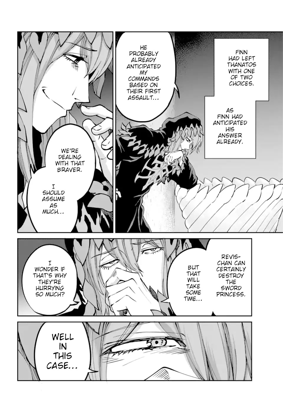Dungeon ni Deai o Motomeru no wa Machigatte Iru Darou ka Gaiden - Sword Oratoria Chapter 101 page 32 - Chapter 101: Knossos War