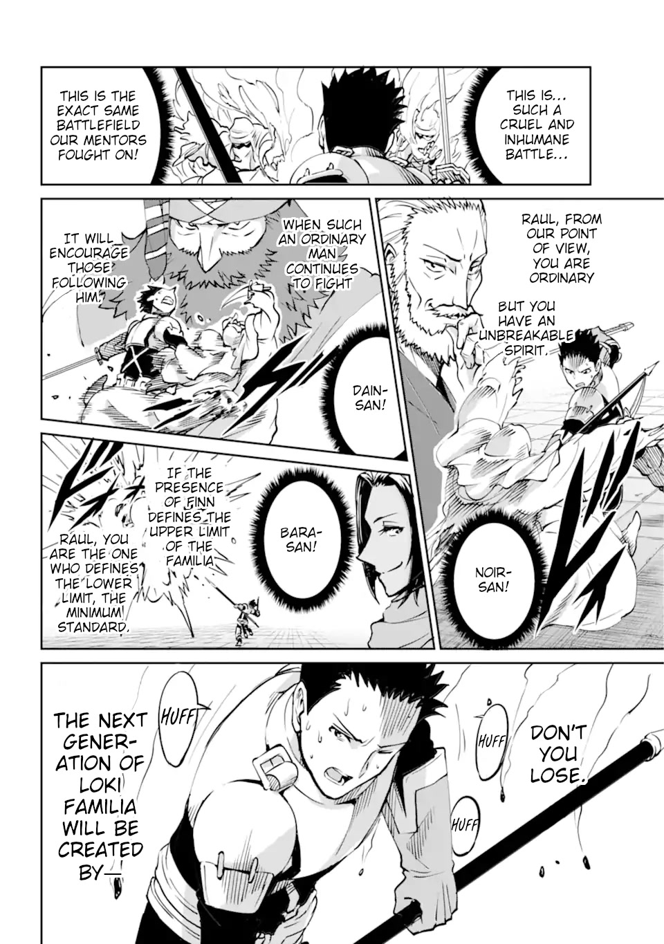 Dungeon ni Deai o Motomeru no wa Machigatte Iru Darou ka Gaiden - Sword Oratoria Chapter 102 page 14 - Chapter 102: Attack on Knossos