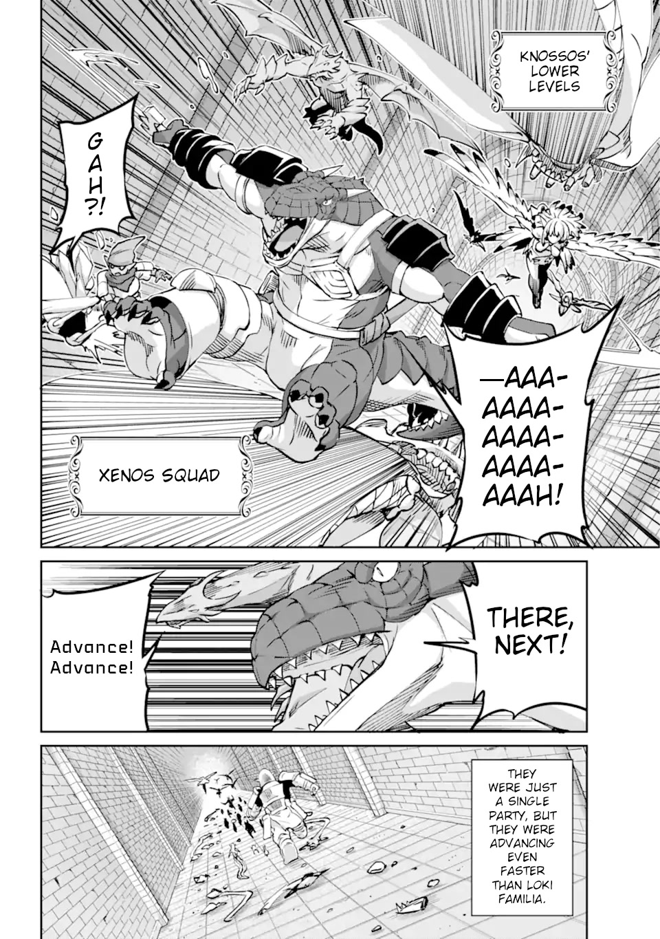 Dungeon ni Deai o Motomeru no wa Machigatte Iru Darou ka Gaiden - Sword Oratoria Chapter 102 page 20 - Chapter 102: Attack on Knossos