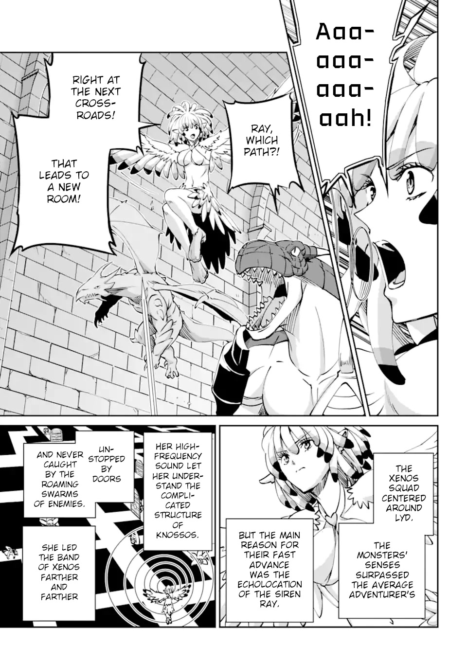 Dungeon ni Deai o Motomeru no wa Machigatte Iru Darou ka Gaiden - Sword Oratoria Chapter 102 page 21 - Chapter 102: Attack on Knossos