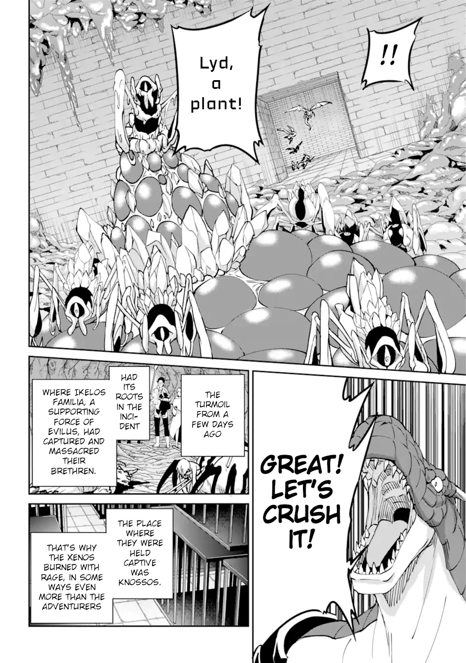Dungeon ni Deai o Motomeru no wa Machigatte Iru Darou ka Gaiden - Sword Oratoria Chapter 102 page 22 - Chapter 102: Attack on Knossos