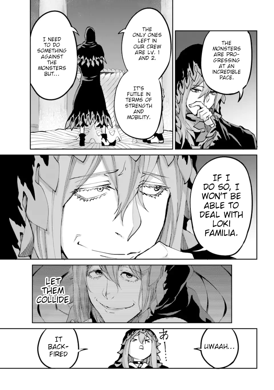 Dungeon ni Deai o Motomeru no wa Machigatte Iru Darou ka Gaiden - Sword Oratoria Chapter 102 page 23 - Chapter 102: Attack on Knossos