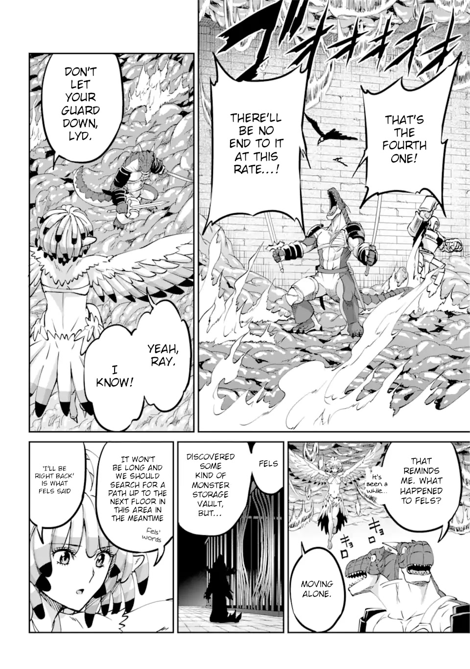 Dungeon ni Deai o Motomeru no wa Machigatte Iru Darou ka Gaiden - Sword Oratoria Chapter 102 page 24 - Chapter 102: Attack on Knossos