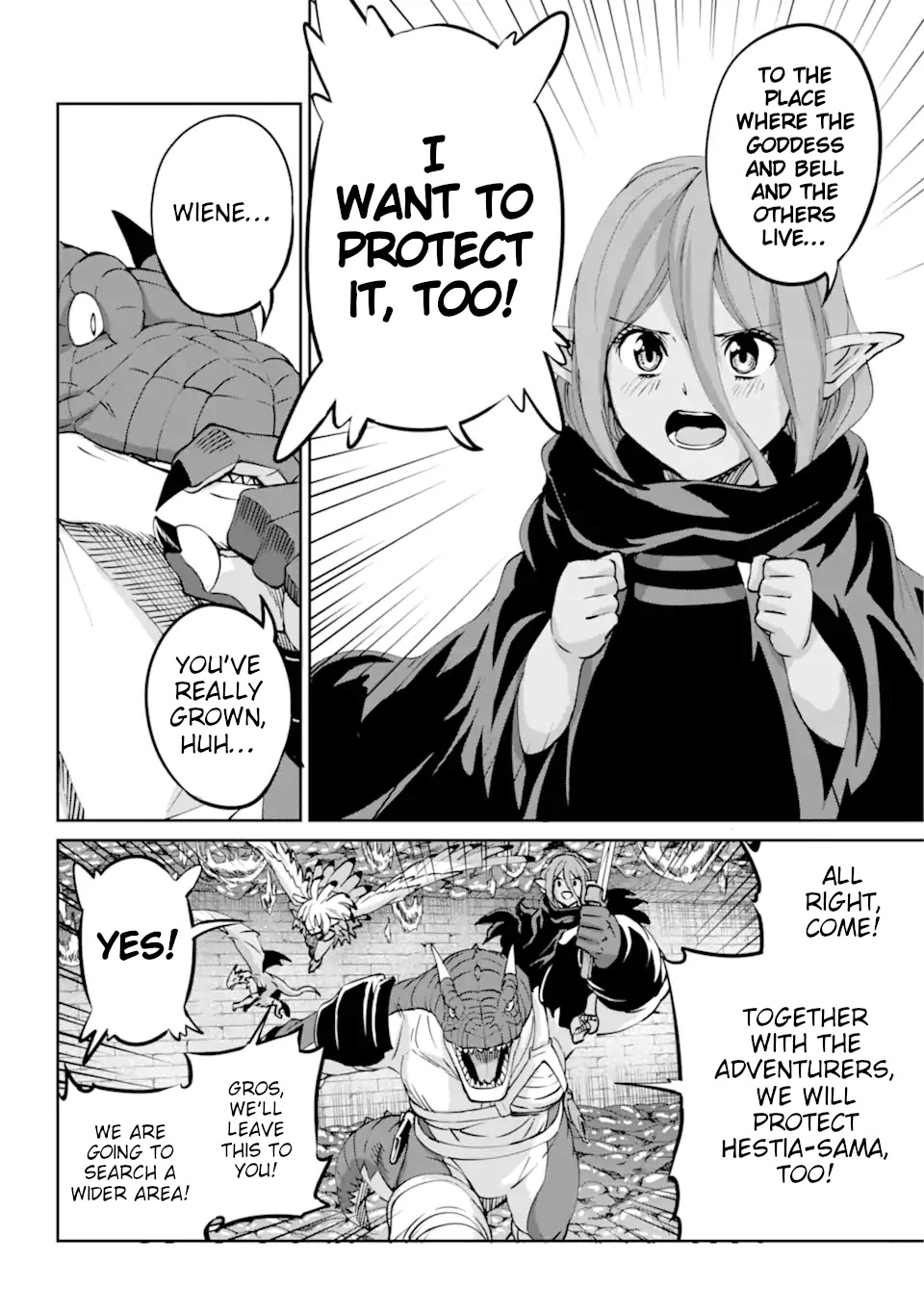 Dungeon ni Deai o Motomeru no wa Machigatte Iru Darou ka Gaiden - Sword Oratoria Chapter 102 page 26 - Chapter 102: Attack on Knossos