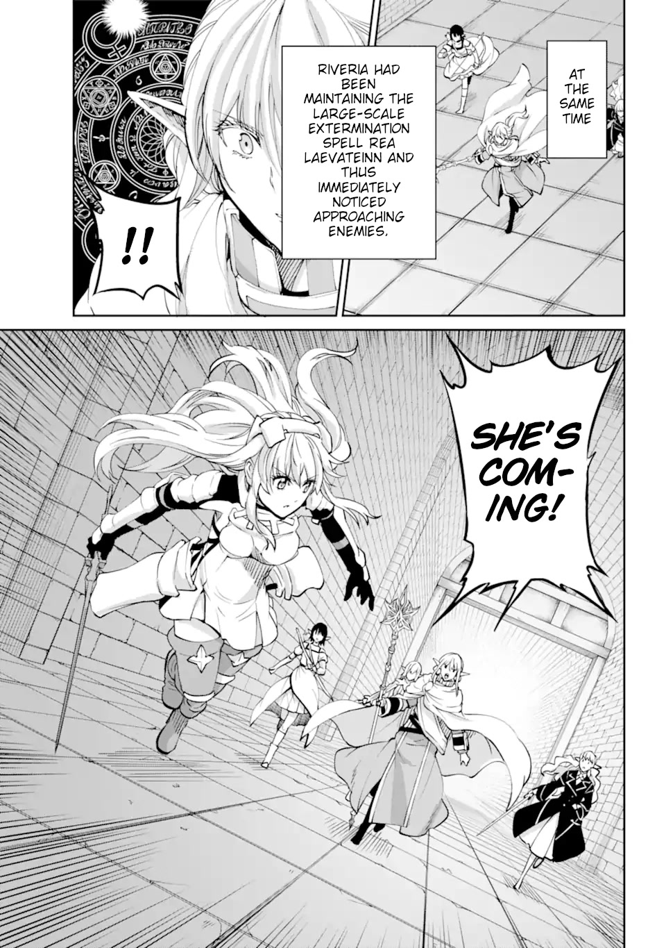 Dungeon ni Deai o Motomeru no wa Machigatte Iru Darou ka Gaiden - Sword Oratoria Chapter 102 page 27 - Chapter 102: Attack on Knossos