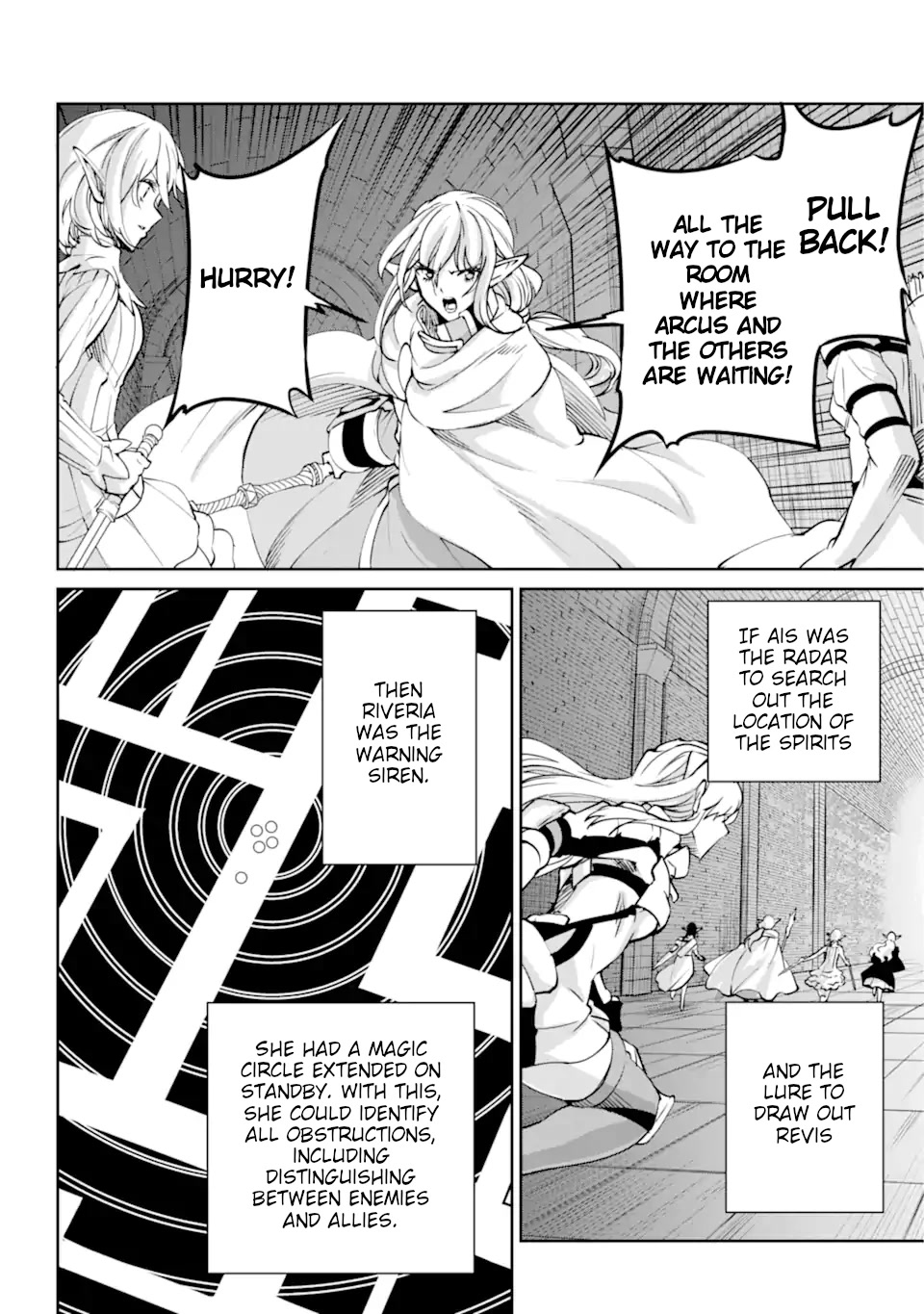 Dungeon ni Deai o Motomeru no wa Machigatte Iru Darou ka Gaiden - Sword Oratoria Chapter 102 page 28 - Chapter 102: Attack on Knossos