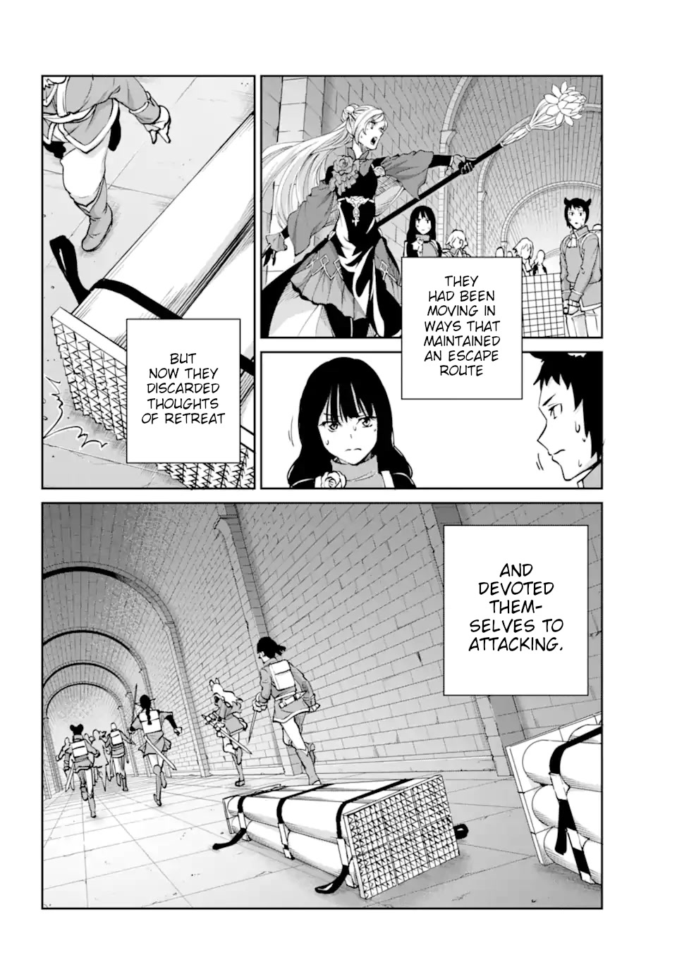 Dungeon ni Deai o Motomeru no wa Machigatte Iru Darou ka Gaiden - Sword Oratoria Chapter 102 page 33 - Chapter 102: Attack on Knossos
