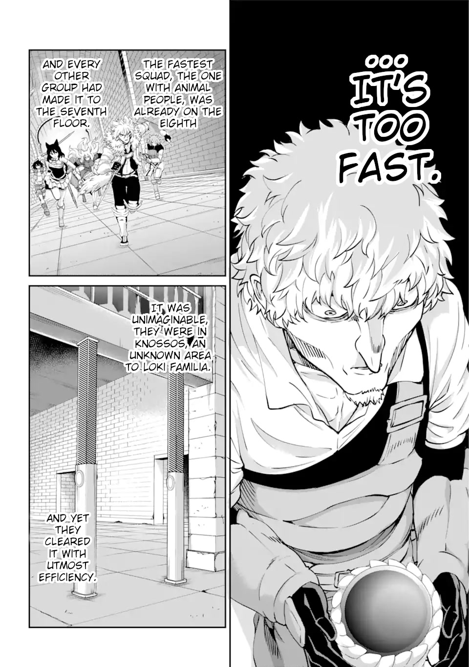Dungeon ni Deai o Motomeru no wa Machigatte Iru Darou ka Gaiden - Sword Oratoria Chapter 102 page 35 - Chapter 102: Attack on Knossos