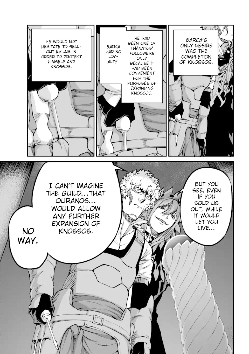 Dungeon ni Deai o Motomeru no wa Machigatte Iru Darou ka Gaiden - Sword Oratoria Chapter 102 page 40 - Chapter 102: Attack on Knossos