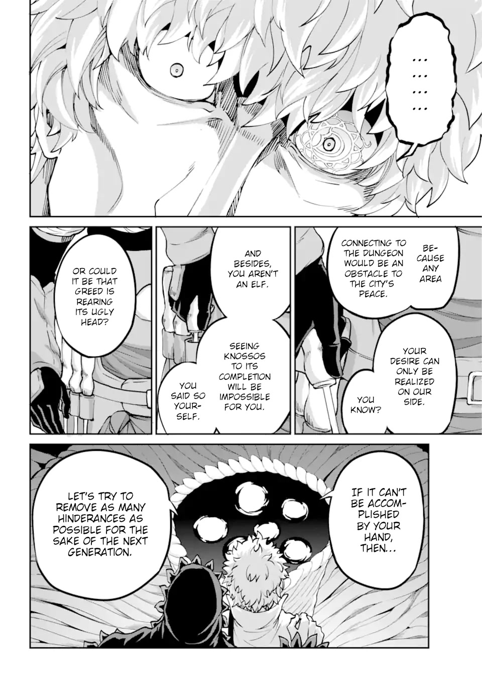Dungeon ni Deai o Motomeru no wa Machigatte Iru Darou ka Gaiden - Sword Oratoria Chapter 102 page 41 - Chapter 102: Attack on Knossos