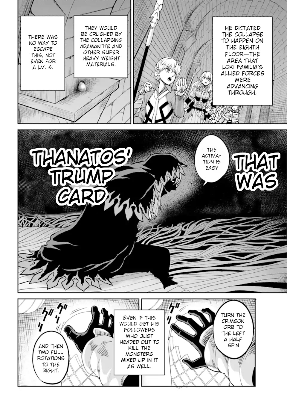 Dungeon ni Deai o Motomeru no wa Machigatte Iru Darou ka Gaiden - Sword Oratoria Chapter 102 page 45 - Chapter 102: Attack on Knossos