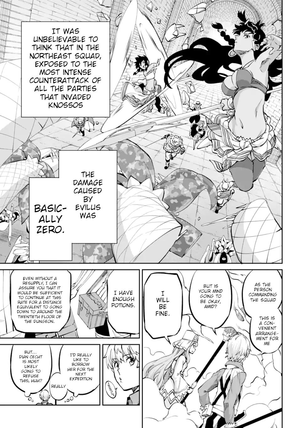 Dungeon ni Deai o Motomeru no wa Machigatte Iru Darou ka Gaiden - Sword Oratoria Chapter 102 page 5 - Chapter 102: Attack on Knossos
