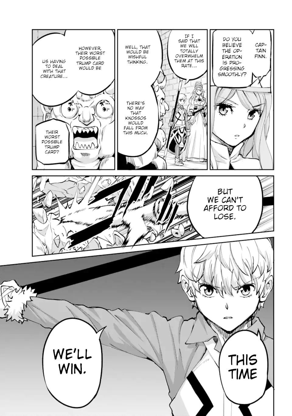 Dungeon ni Deai o Motomeru no wa Machigatte Iru Darou ka Gaiden - Sword Oratoria Chapter 102 page 7 - Chapter 102: Attack on Knossos
