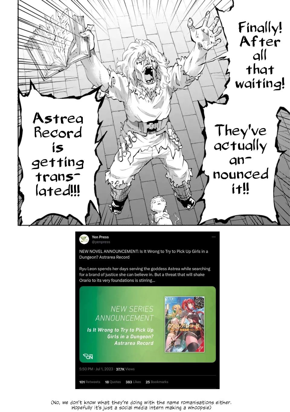 Dungeon ni Deai o Motomeru no wa Machigatte Iru Darou ka Gaiden - Sword Oratoria Chapter 103 page 45 - Chapter 103: Happy Birthday