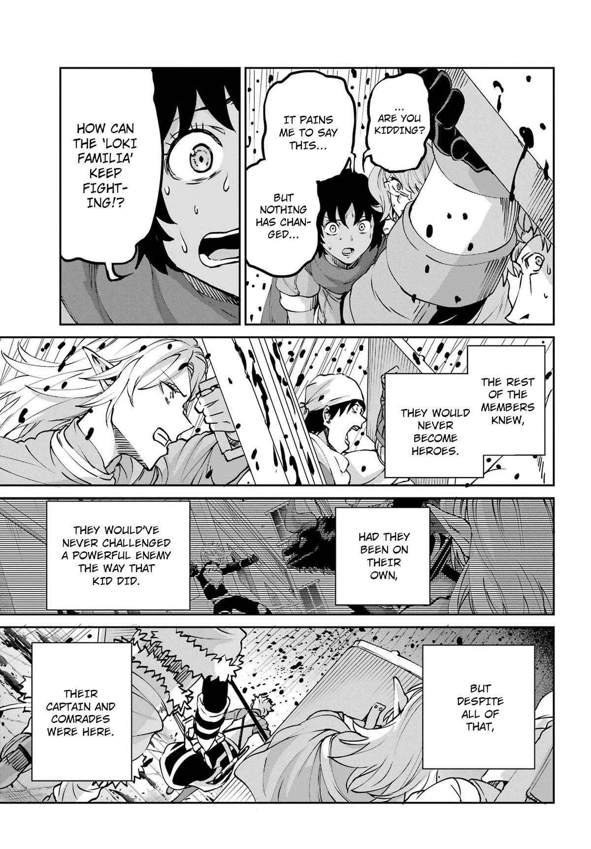 Dungeon ni Deai o Motomeru no wa Machigatte Iru Darou ka Gaiden - Sword Oratoria Chapter 104 page 32 - Chapter 104: Painful Days