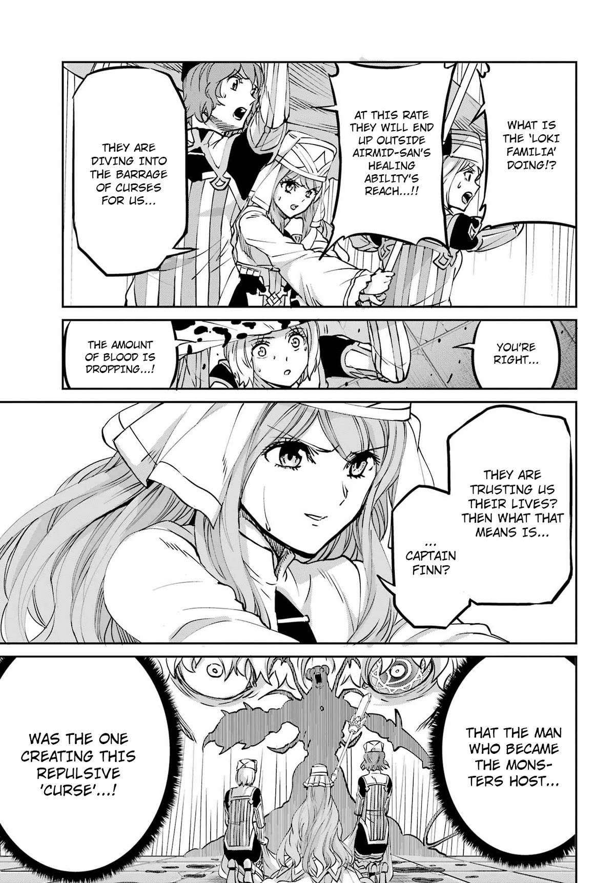 Dungeon ni Deai o Motomeru no wa Machigatte Iru Darou ka Gaiden - Sword Oratoria Chapter 105 page 14 - Chapter 105: Airmid Teasanare