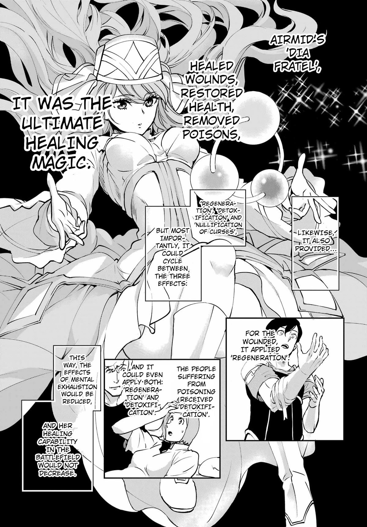 Dungeon ni Deai o Motomeru no wa Machigatte Iru Darou ka Gaiden - Sword Oratoria Chapter 105 page 29 - Chapter 105: Airmid Teasanare