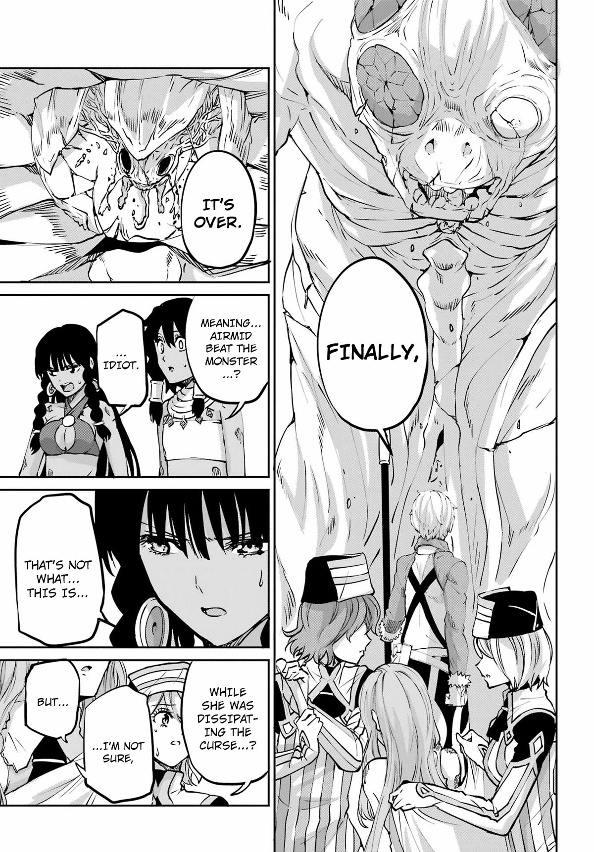 Dungeon ni Deai o Motomeru no wa Machigatte Iru Darou ka Gaiden - Sword Oratoria Chapter 105 page 45 - Chapter 105: Airmid Teasanare