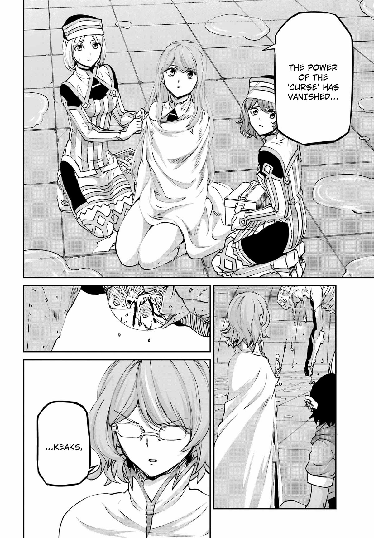Dungeon ni Deai o Motomeru no wa Machigatte Iru Darou ka Gaiden - Sword Oratoria Chapter 105 page 46 - Chapter 105: Airmid Teasanare