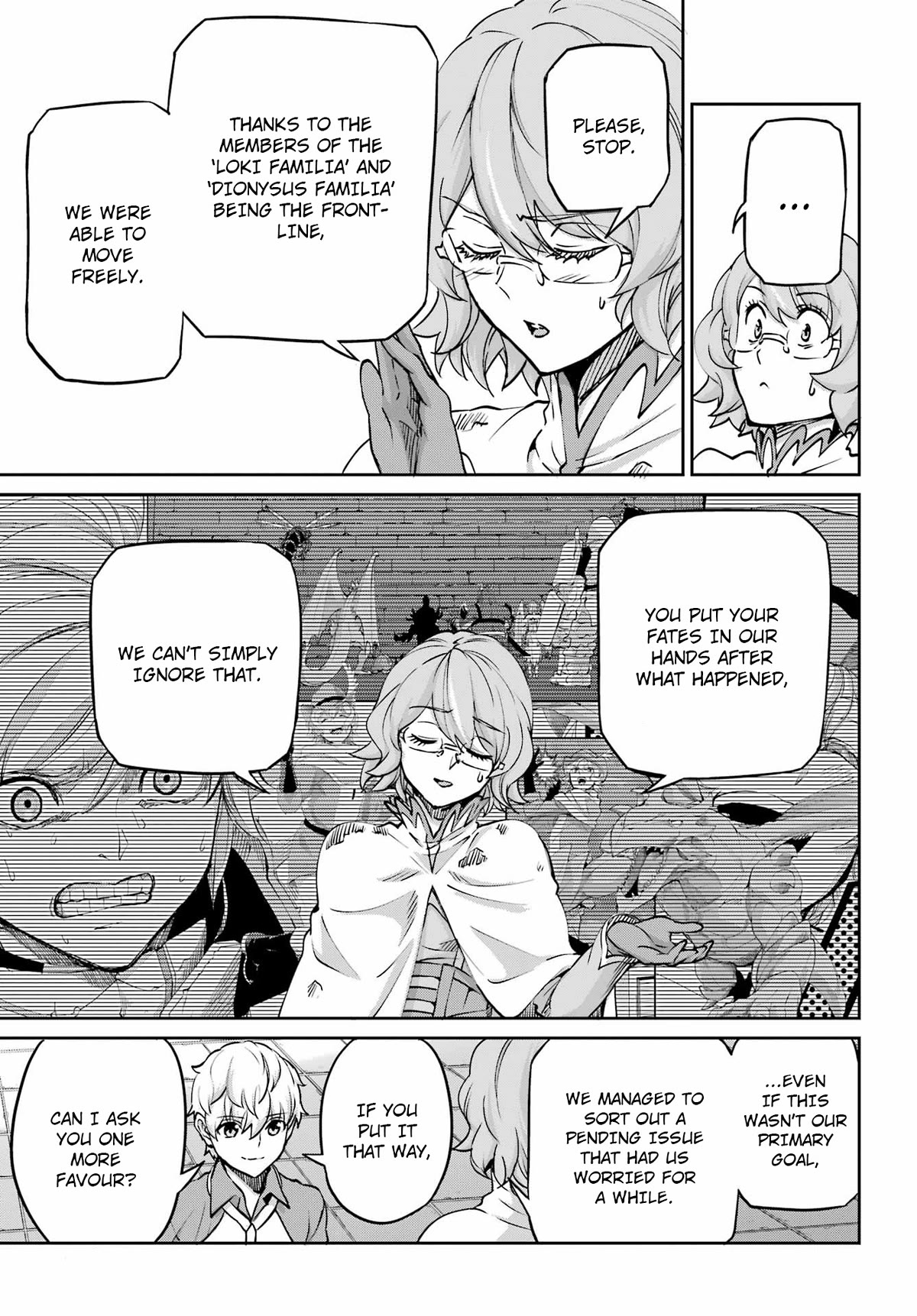 Dungeon ni Deai o Motomeru no wa Machigatte Iru Darou ka Gaiden - Sword Oratoria Chapter 106 page 20 - Chapter 106: Countdown