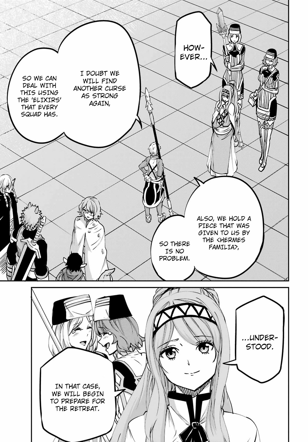 Dungeon ni Deai o Motomeru no wa Machigatte Iru Darou ka Gaiden - Sword Oratoria Chapter 106 page 22 - Chapter 106: Countdown