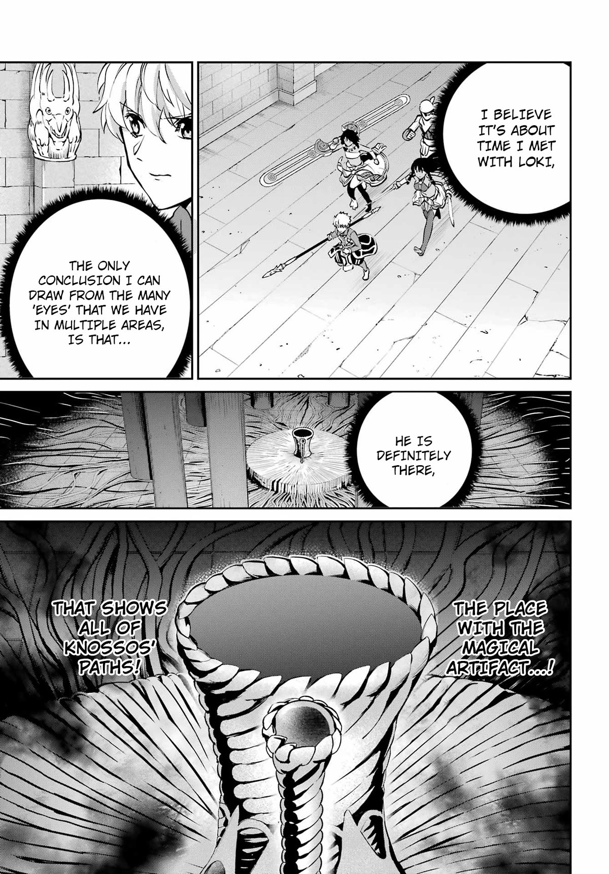 Dungeon ni Deai o Motomeru no wa Machigatte Iru Darou ka Gaiden - Sword Oratoria Chapter 106 page 32 - Chapter 106: Countdown