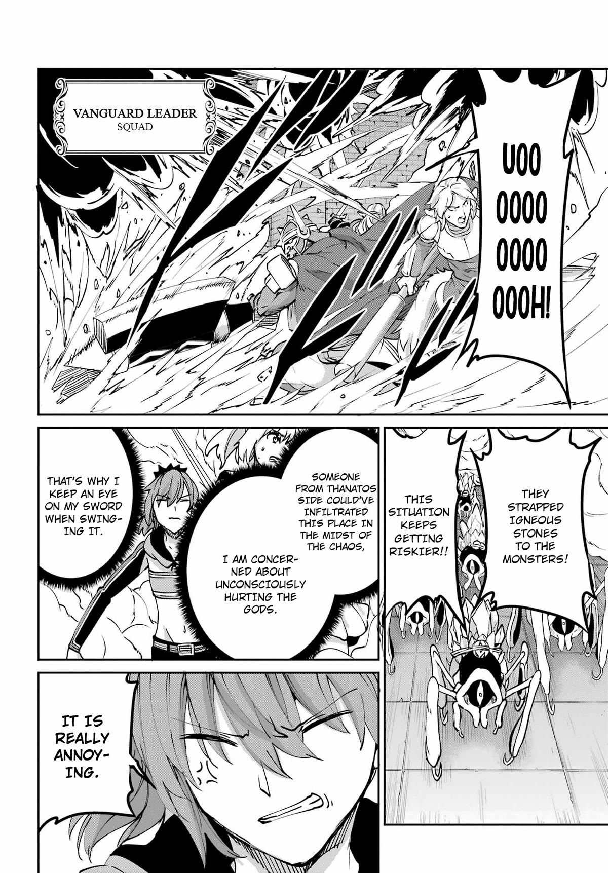 Dungeon ni Deai o Motomeru no wa Machigatte Iru Darou ka Gaiden - Sword Oratoria Chapter 106 page 33 - Chapter 106: Countdown