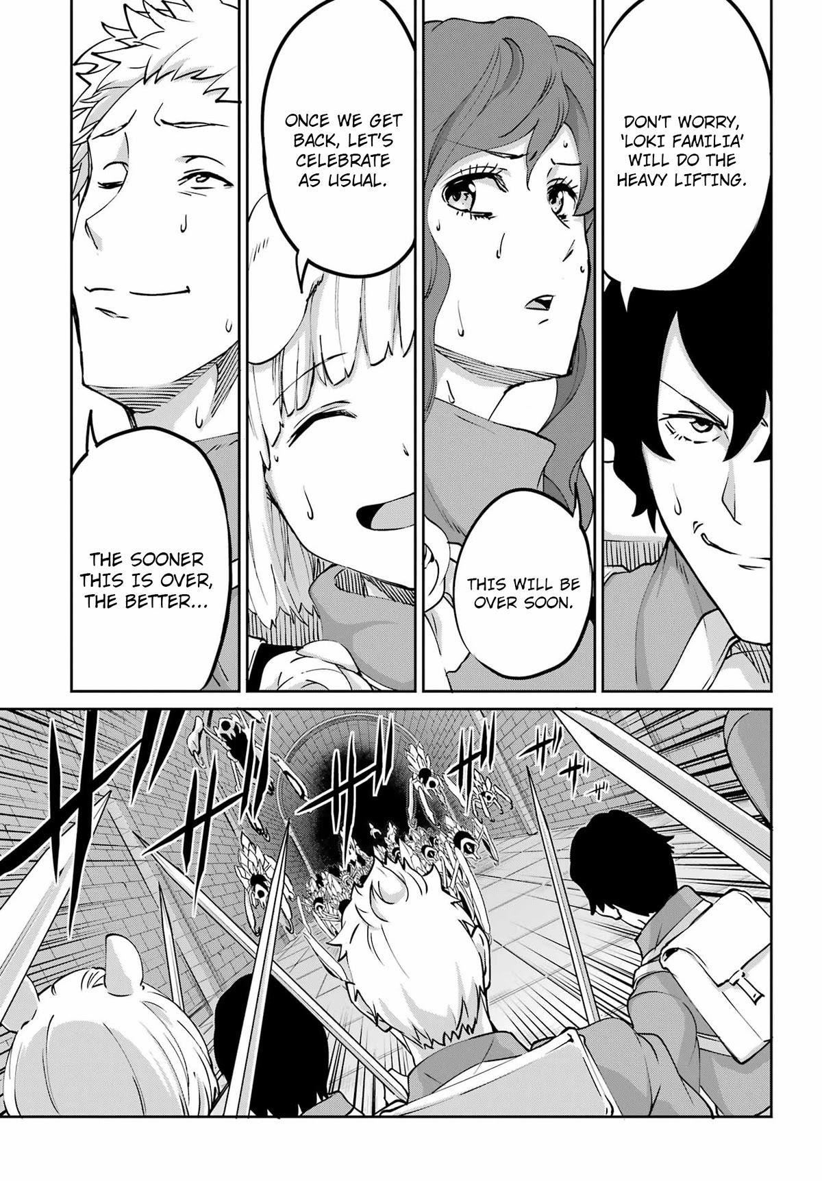 Dungeon ni Deai o Motomeru no wa Machigatte Iru Darou ka Gaiden - Sword Oratoria Chapter 107 page 10 - Chapter 107: Requiem for Dream