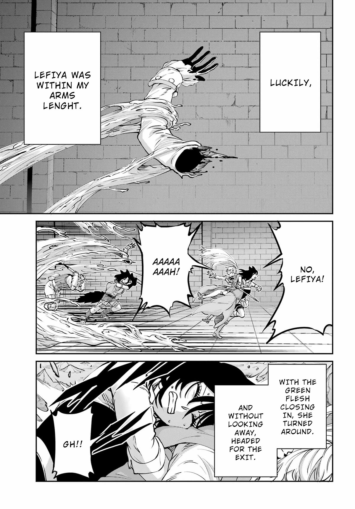 Dungeon ni Deai o Motomeru no wa Machigatte Iru Darou ka Gaiden - Sword Oratoria Chapter 108 page 34 - Chapter 108: The Greed