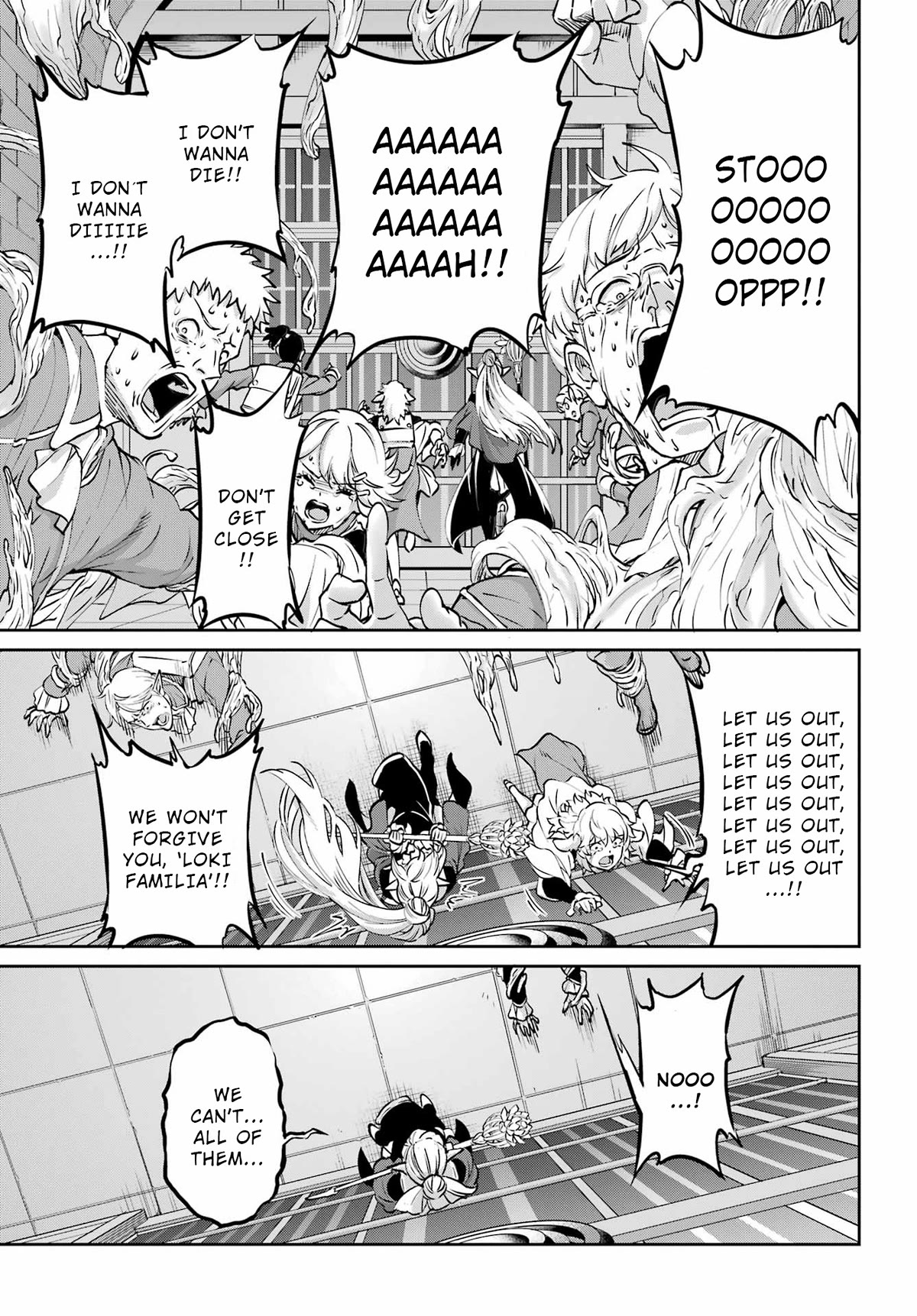Dungeon ni Deai o Motomeru no wa Machigatte Iru Darou ka Gaiden - Sword Oratoria Chapter 108 page 38 - Chapter 108: The Greed