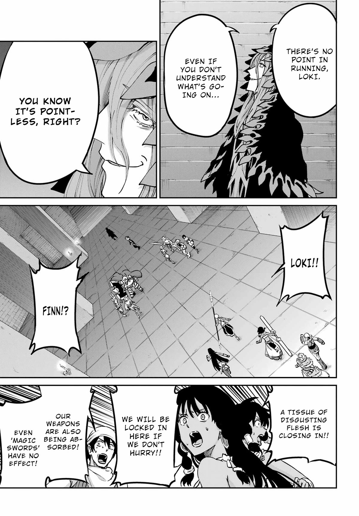 Dungeon ni Deai o Motomeru no wa Machigatte Iru Darou ka Gaiden - Sword Oratoria Chapter 108 page 44 - Chapter 108: The Greed