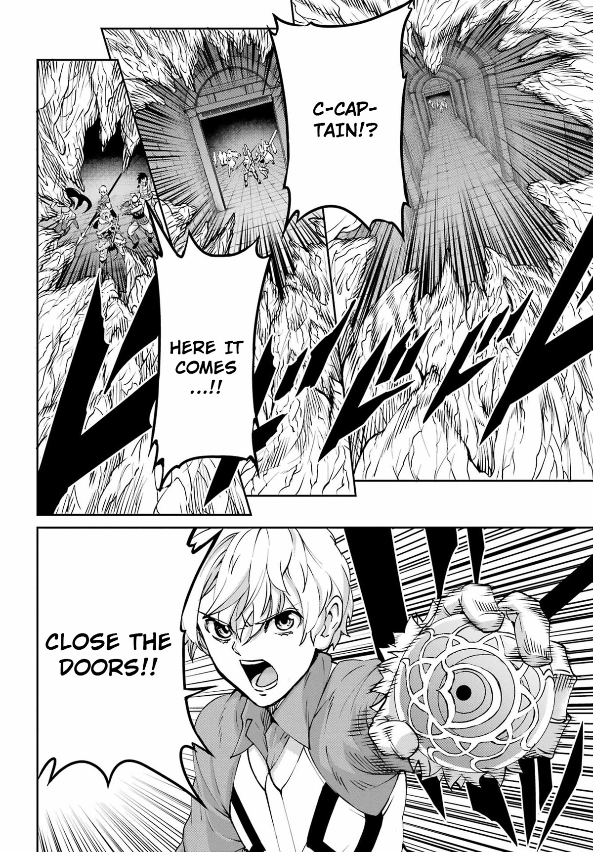 Dungeon ni Deai o Motomeru no wa Machigatte Iru Darou ka Gaiden - Sword Oratoria Chapter 108 page 45 - Chapter 108: The Greed