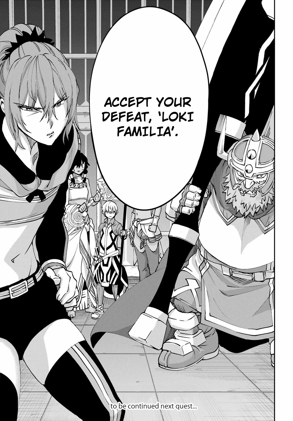 Dungeon ni Deai o Motomeru no wa Machigatte Iru Darou ka Gaiden - Sword Oratoria Chapter 108 page 48 - Chapter 108: The Greed