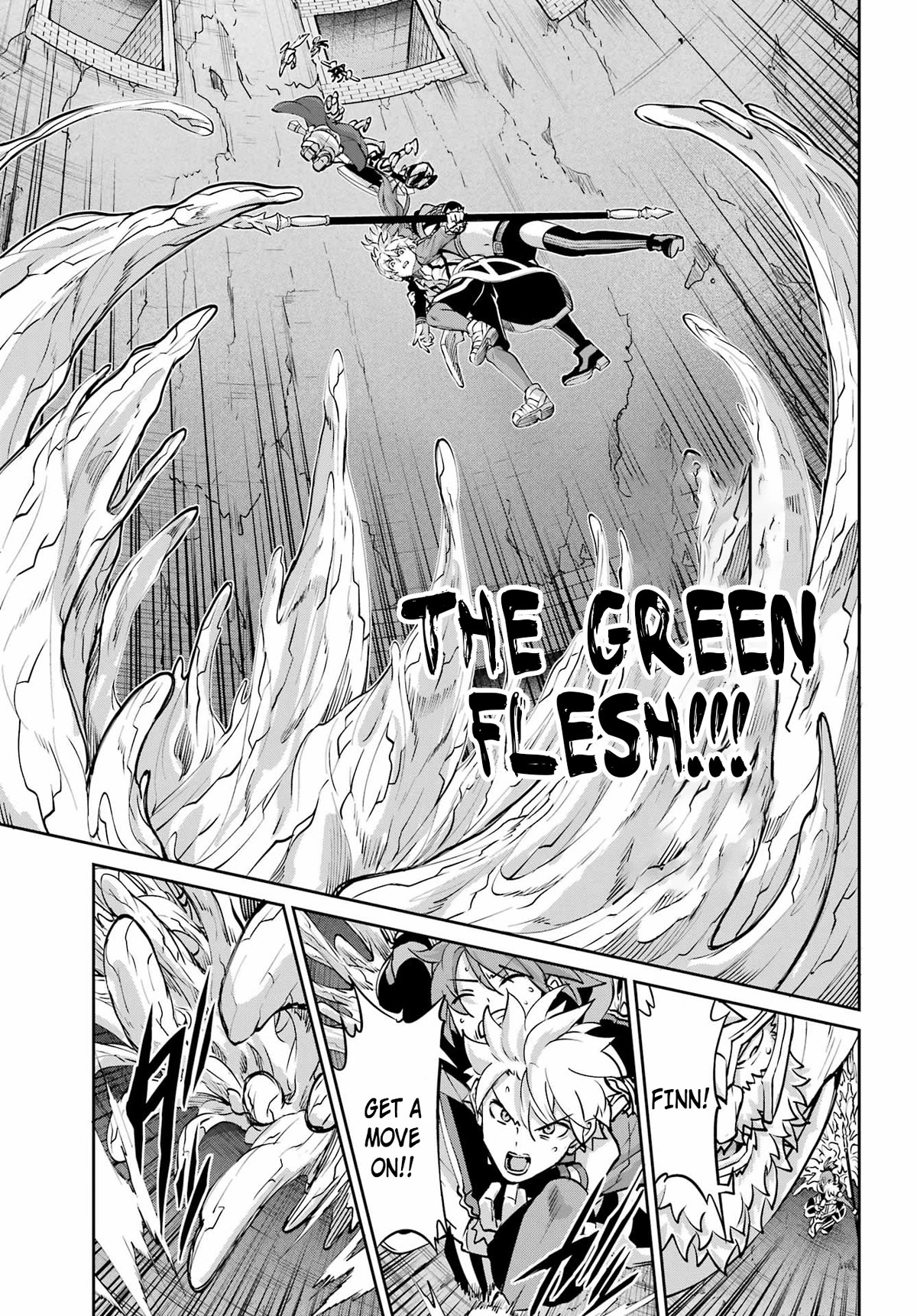 Dungeon ni Deai o Motomeru no wa Machigatte Iru Darou ka Gaiden - Sword Oratoria Chapter 109 page 21 - Chapter 109: Escape
