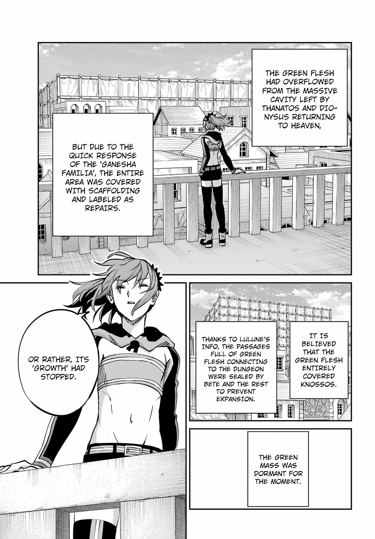Dungeon ni Deai o Motomeru no wa Machigatte Iru Darou ka Gaiden - Sword Oratoria Chapter 109 page 43 - Chapter 109: Escape