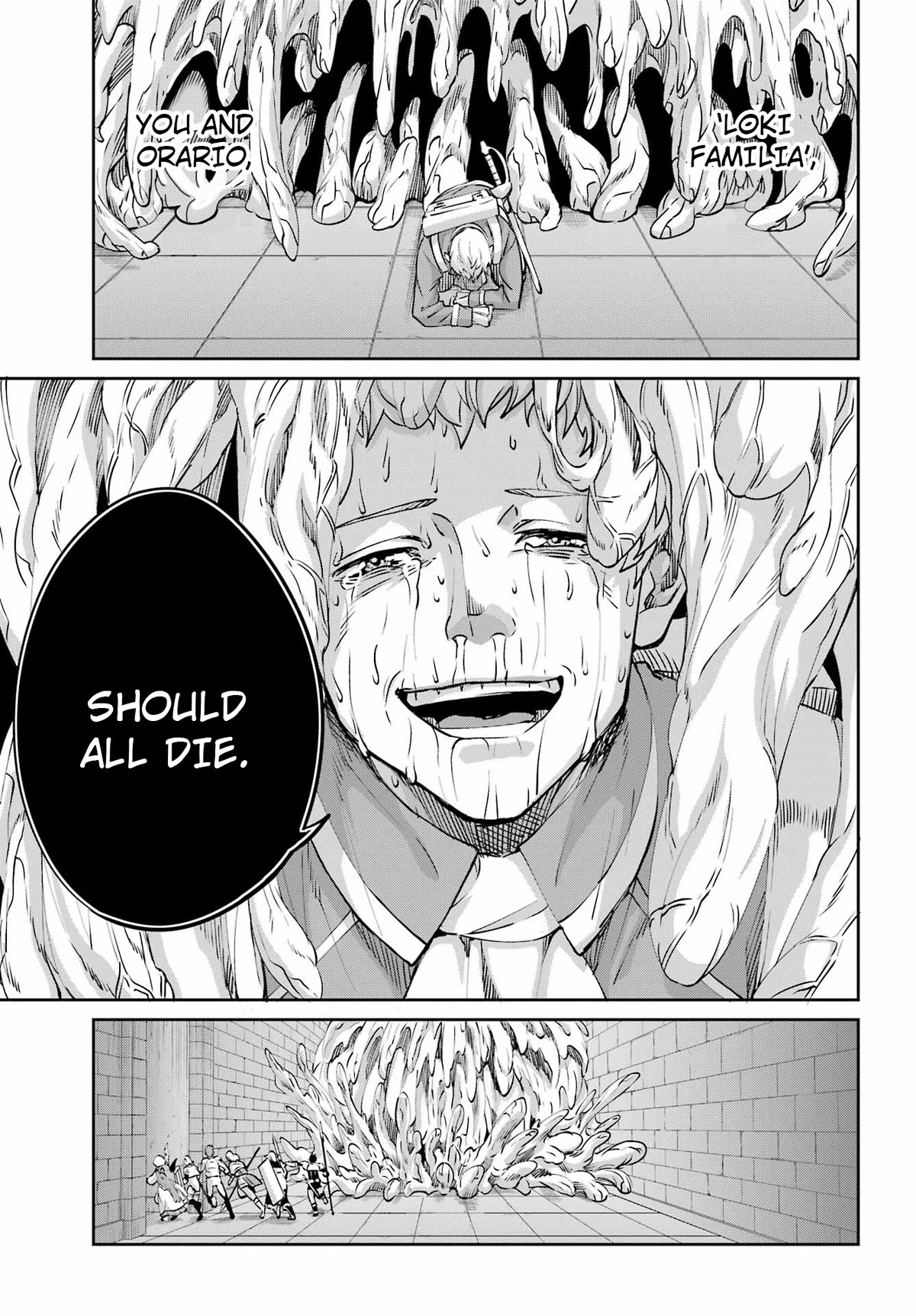 Dungeon ni Deai o Motomeru no wa Machigatte Iru Darou ka Gaiden - Sword Oratoria Chapter 109 page 7 - Chapter 109: Escape