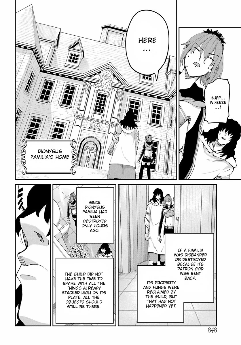 Dungeon ni Deai o Motomeru no wa Machigatte Iru Darou ka Gaiden - Sword Oratoria Chapter 110 page 38 - Chapter 110: Whodunit
