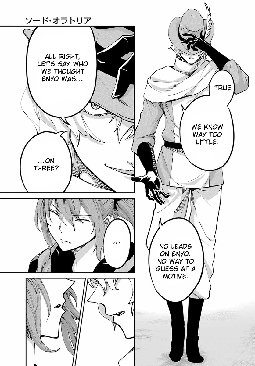 Dungeon ni Deai o Motomeru no wa Machigatte Iru Darou ka Gaiden - Sword Oratoria Chapter 110 page 9 - Chapter 110: Whodunit