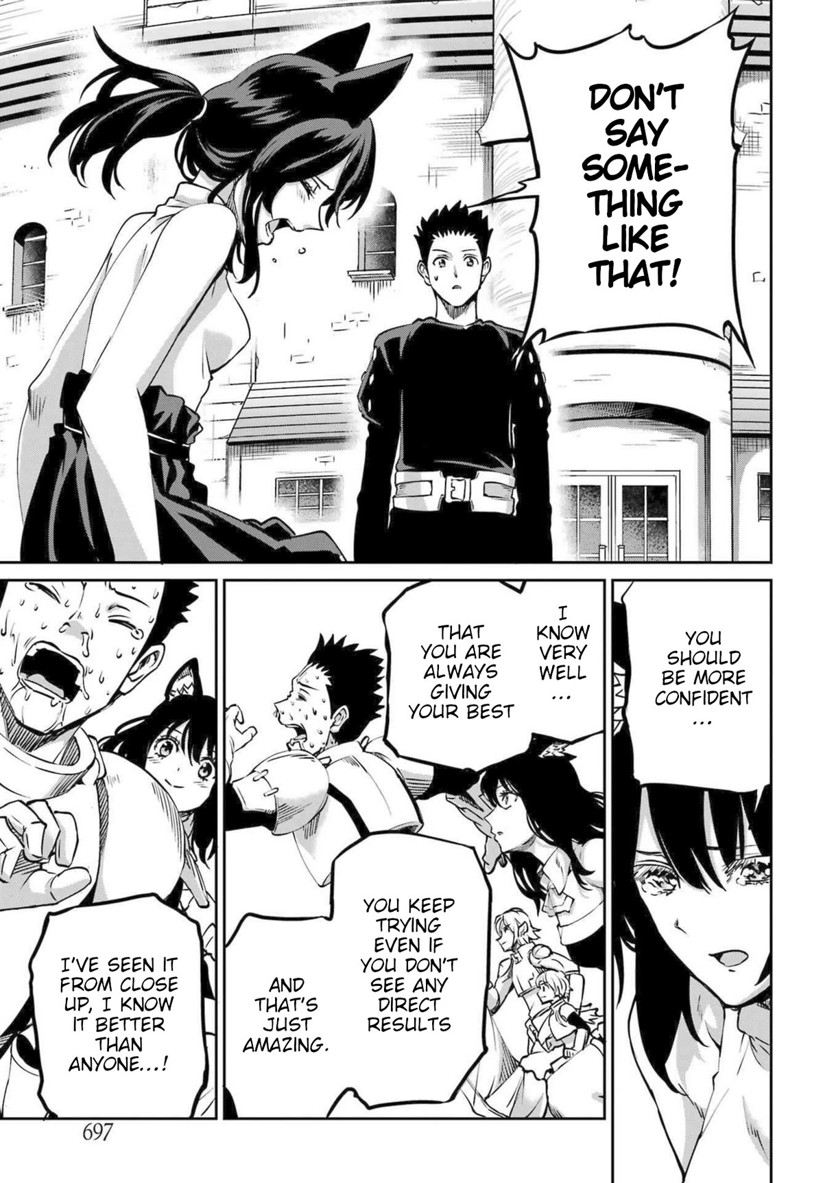 Dungeon ni Deai o Motomeru no wa Machigatte Iru Darou ka Gaiden - Sword Oratoria Chapter 111 page 21 - Chapter 111: By your Side