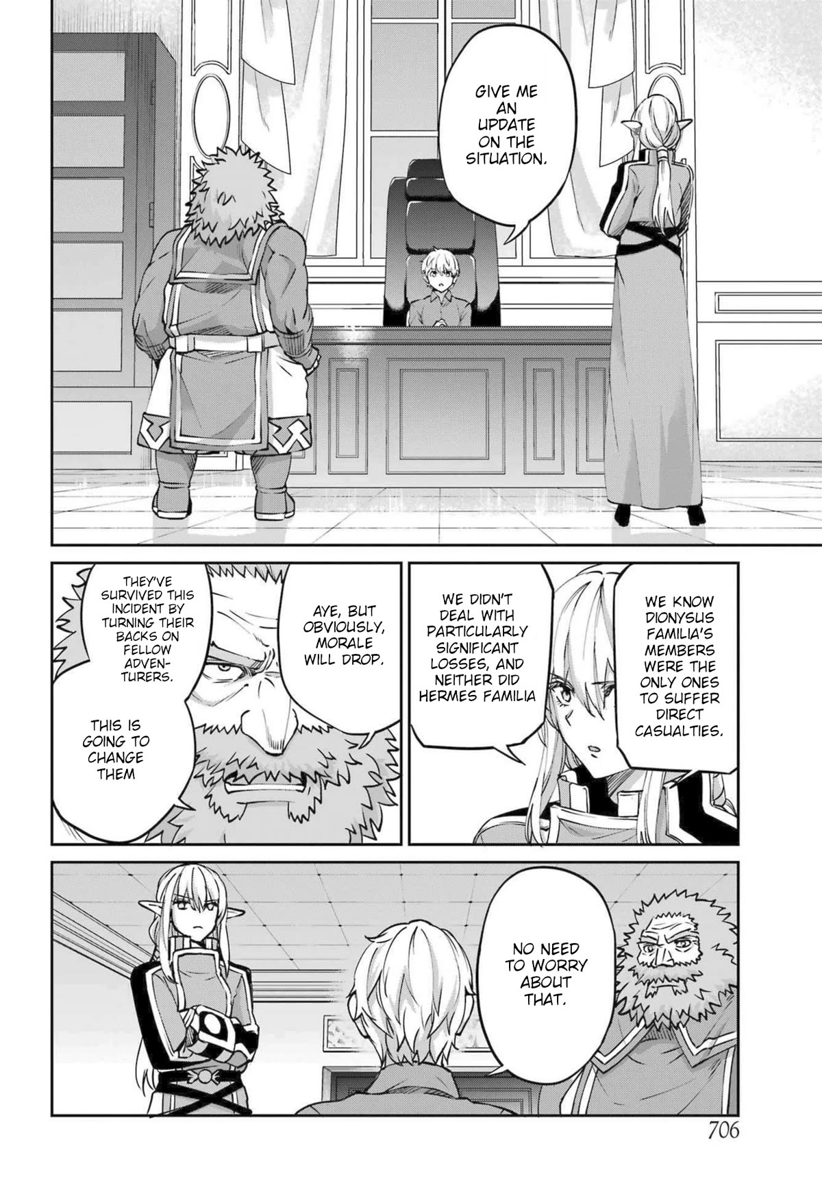 Dungeon ni Deai o Motomeru no wa Machigatte Iru Darou ka Gaiden - Sword Oratoria Chapter 111 page 30 - Chapter 111: By your Side